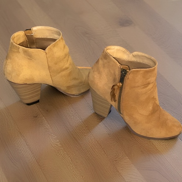 Charlotte Russe Shoes - Charlotte Russe Suede Booties